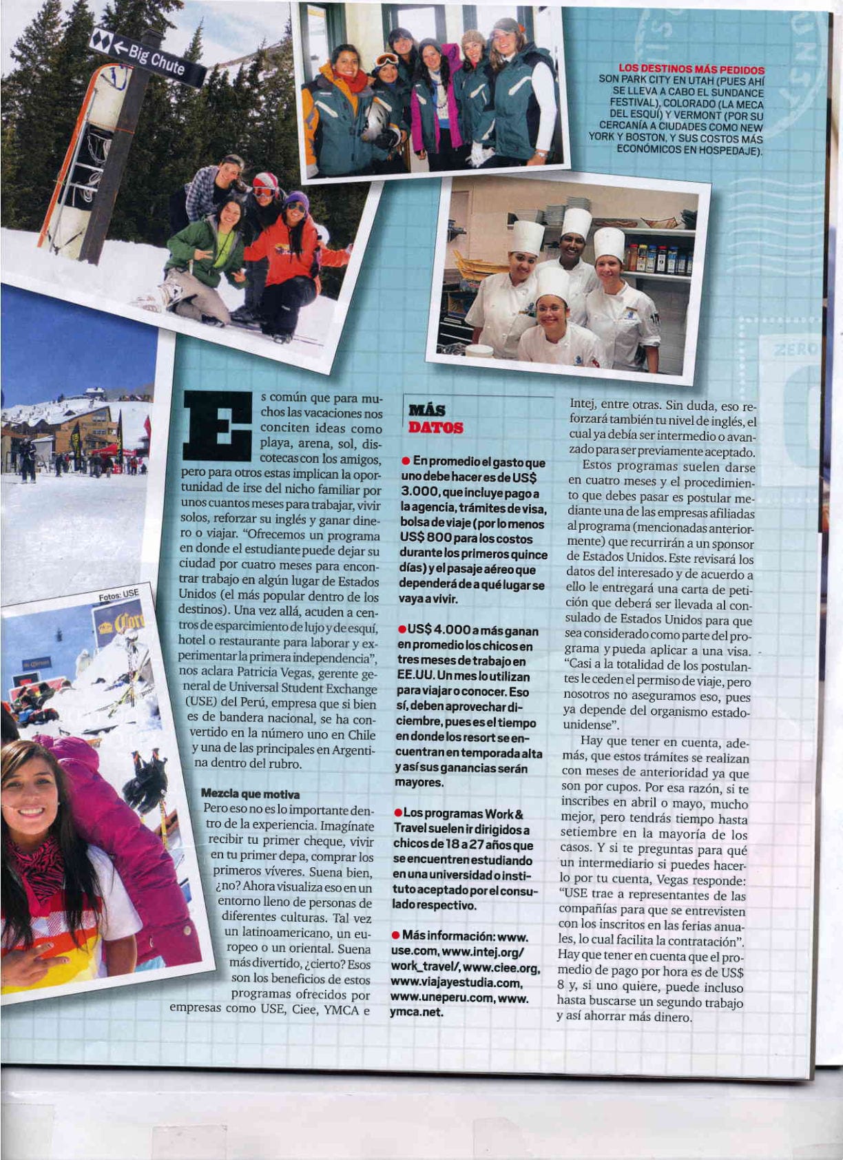 USE en Revista Somos — Revista Somos, 16/04/2011 (página 2 de 2)